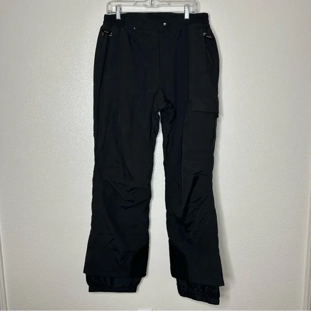Obermeyer Cargo Black Snow Pants‎ Snowboarding Skiing Womens 14
